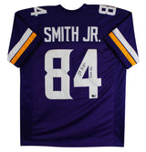 Irv Smith Jr. "Purple Rain" Signed Purple Pro Style Jersey BAS #BY026992
