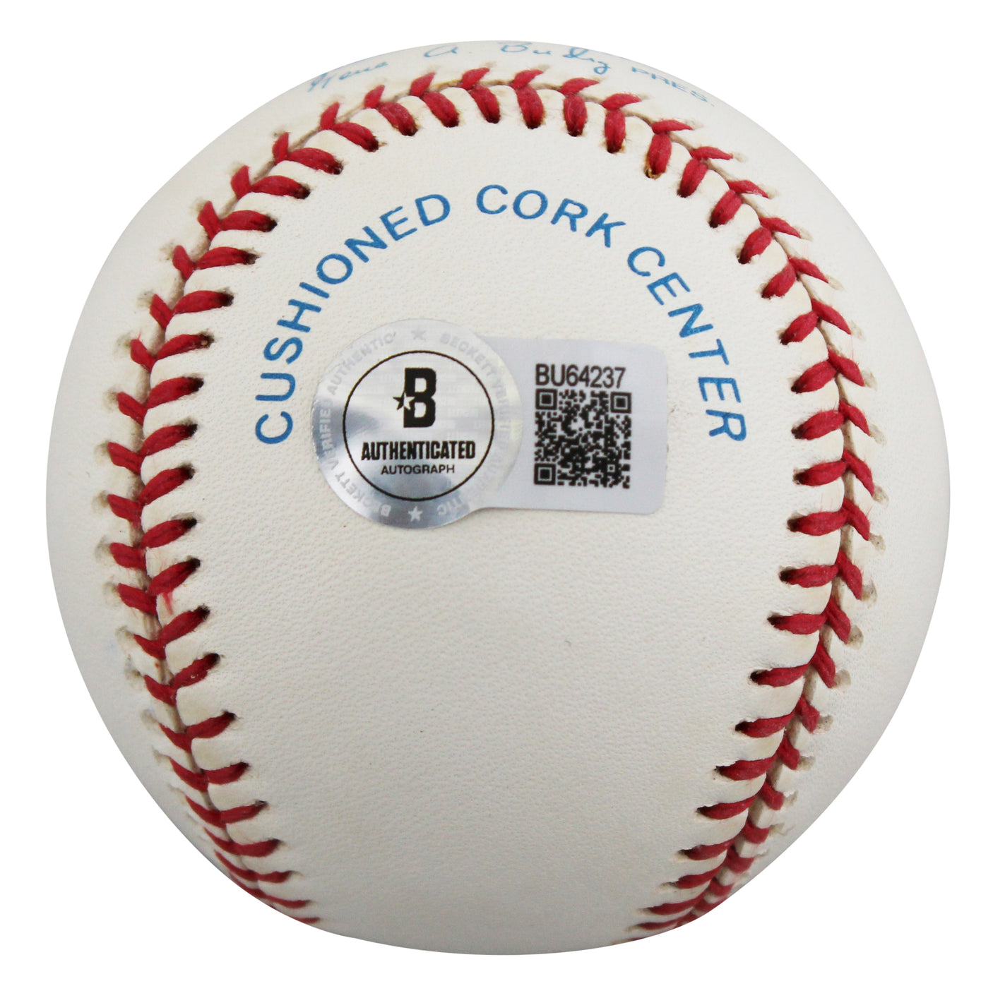 Royals George Brett Authentic Signed Gene Budig OAL Baseball BAS #BU64237