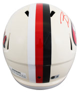 49ers Brock Purdy Signed Retro Full Size Speed Rep Helmet BAS Witnessed