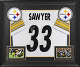 Jack Sawyer Authentic Signed White Pro Style Framed Jersey BAS Witnessed