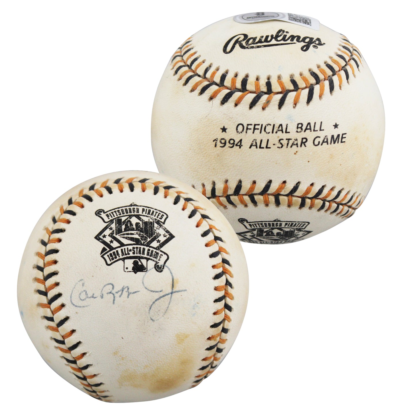 Orioles Cal Ripken Jr. Authentic Signed 1994 All-Star Logo Baseball BAS #BU64240