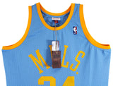 Lakers Shaquille O'Neal Authentic Signed Blue 2001-02 TB M&N HWC Jersey BAS Wit