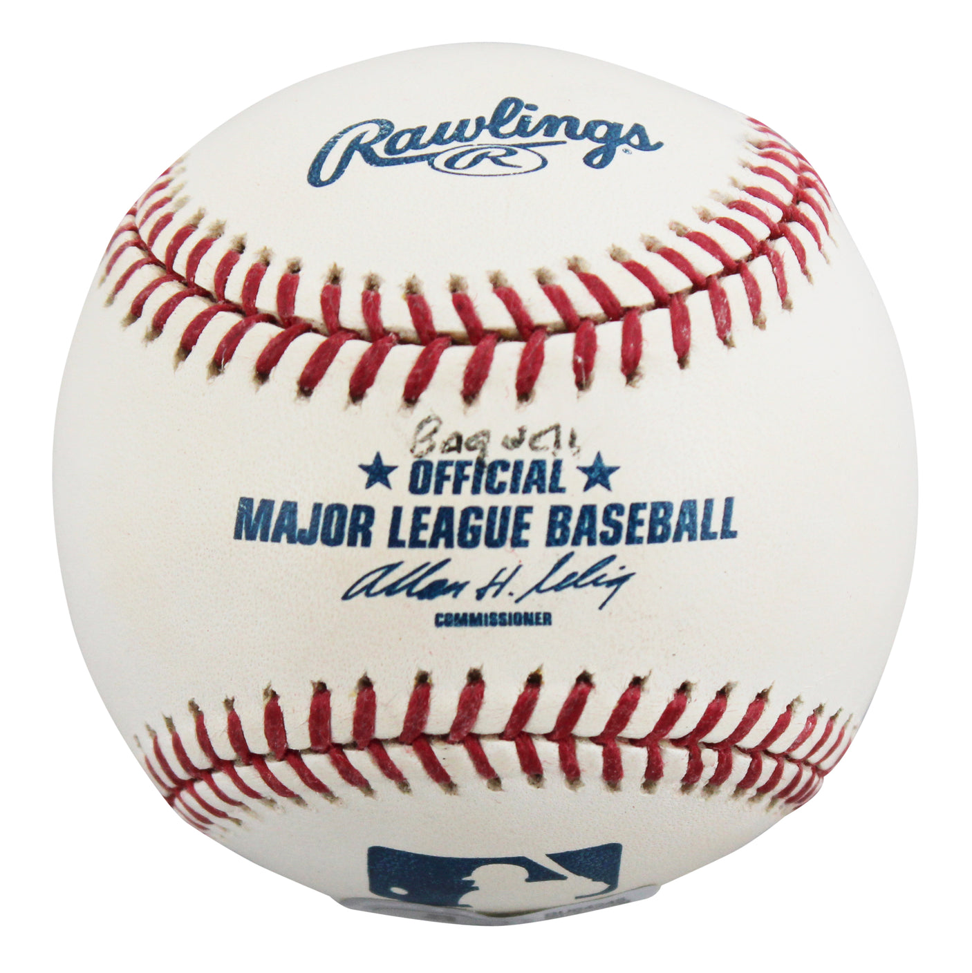 Astros Jeff Bagwell Authentic Signed Bud Selig OML Baseball BAS #BU64245