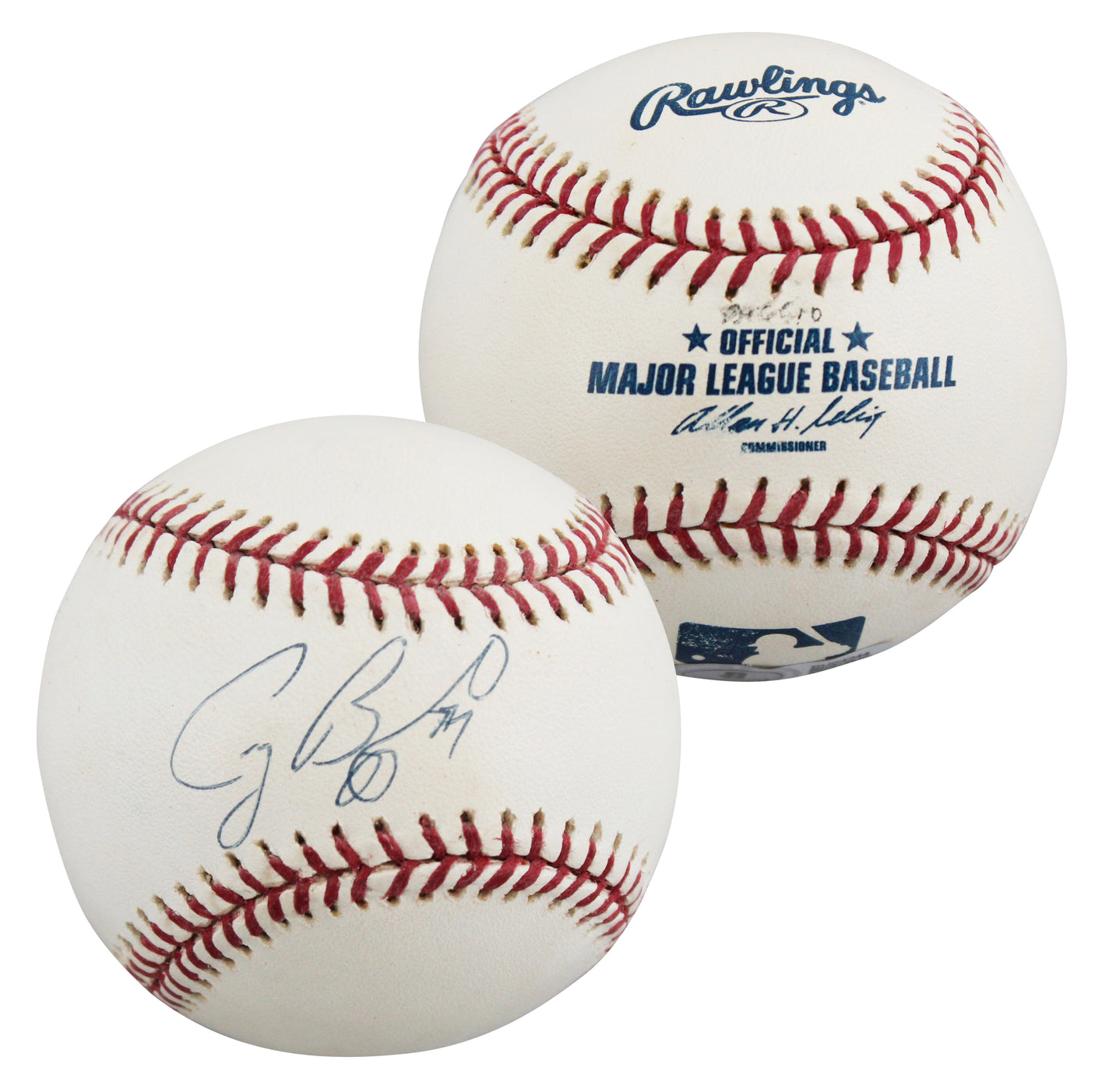 Astros Craig Biggio Authentic Signed Bud Selig OML Baseball BAS #BU64244