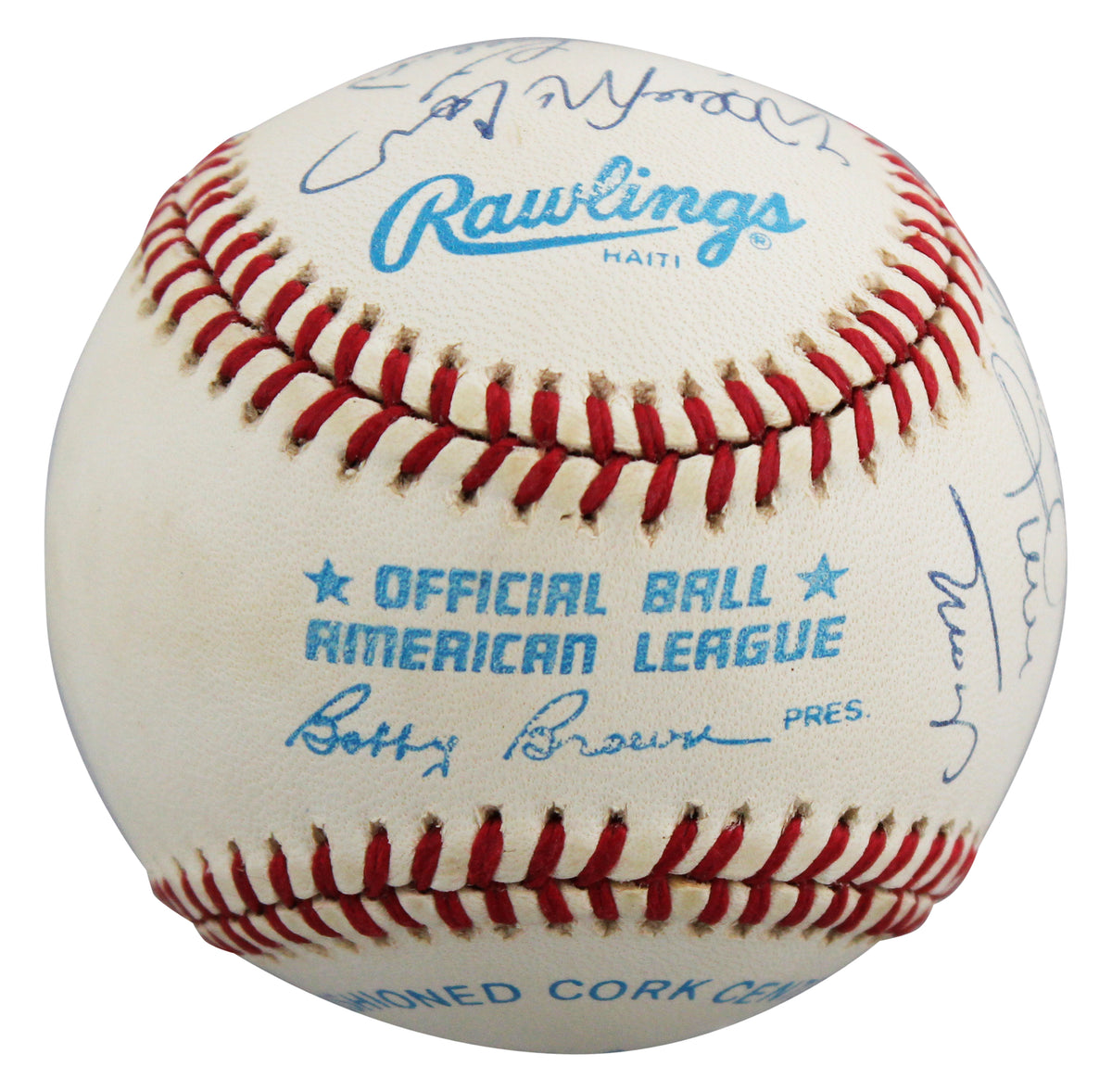 500 Home Run Club (11) Mantle, Aaron, Mays, Signed Oal Baseball BAS #AC020736