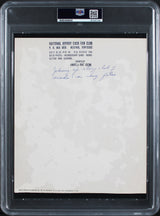 Johnny Cash "Yours" Authentic Signed 8x10 Photo Autographed PSA/DNA Slabbed