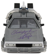 Christopher Lloyd Back To The Future II Signed 1:24 Die Cast DeLorean BAS Wit