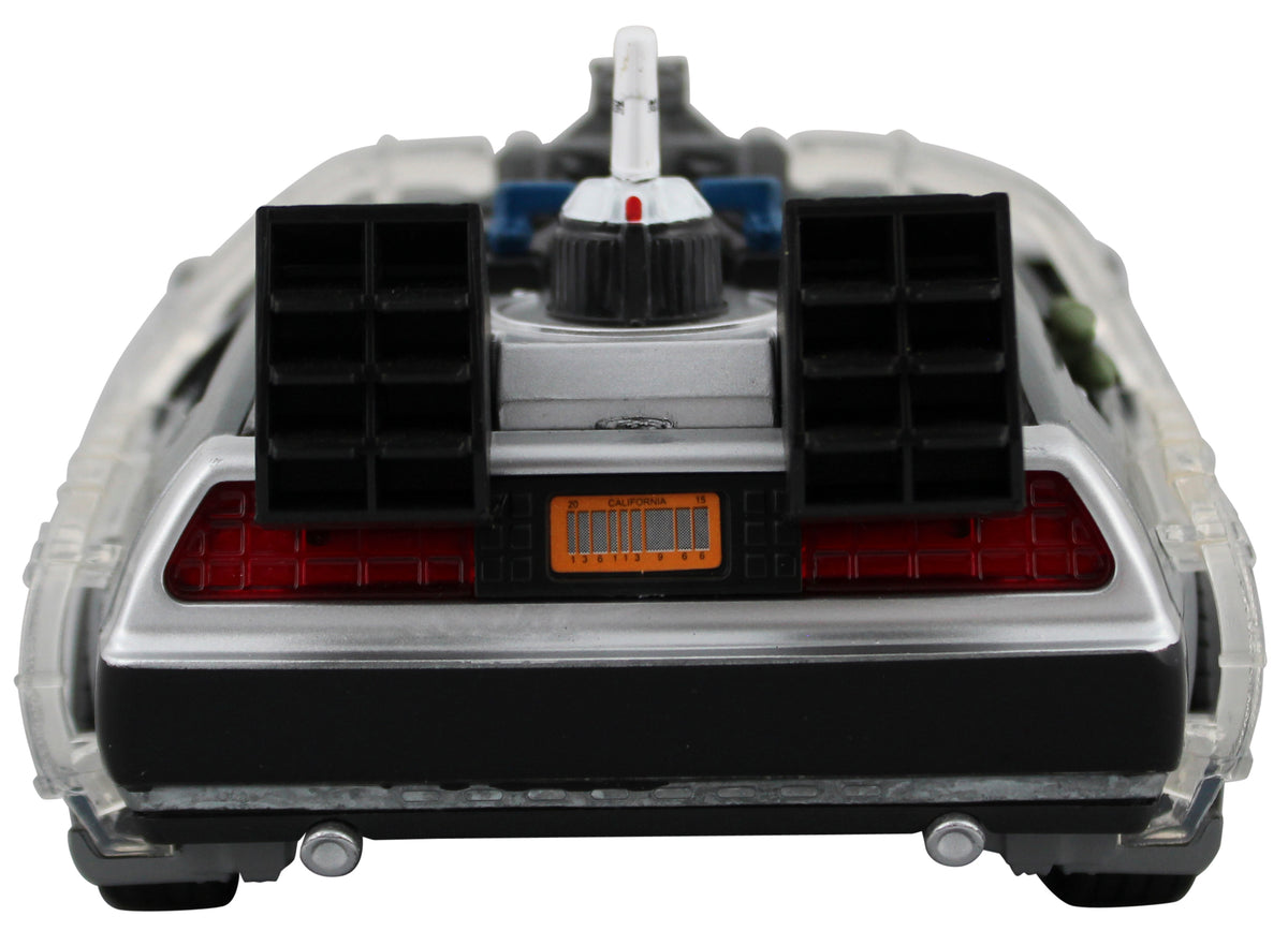Christopher Lloyd Back To The Future II Signed 1:24 Die Cast DeLorean BAS Wit