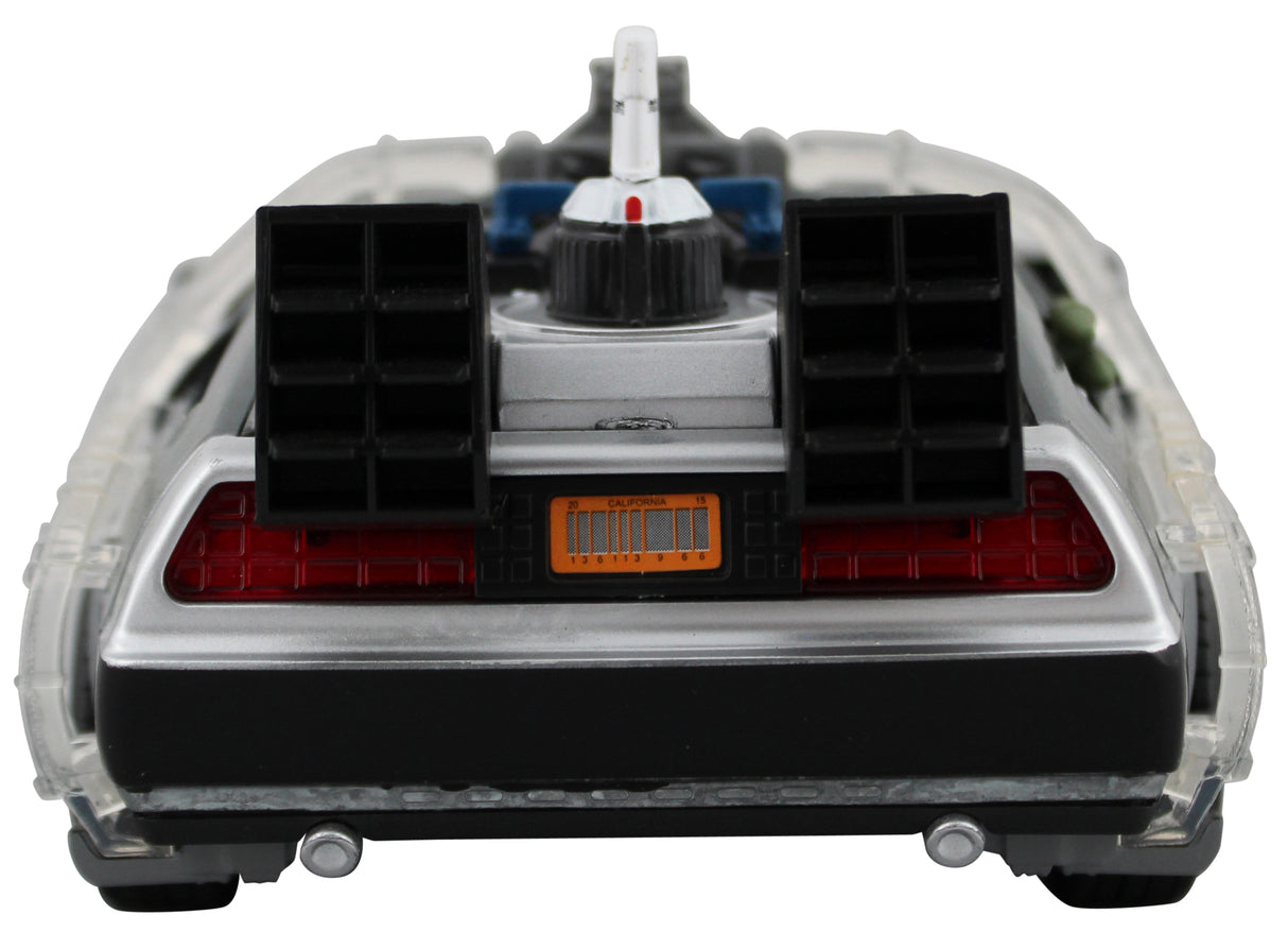 Christopher Lloyd Back To The Future II Signed 1:24 Die Cast DeLorean BAS Wit