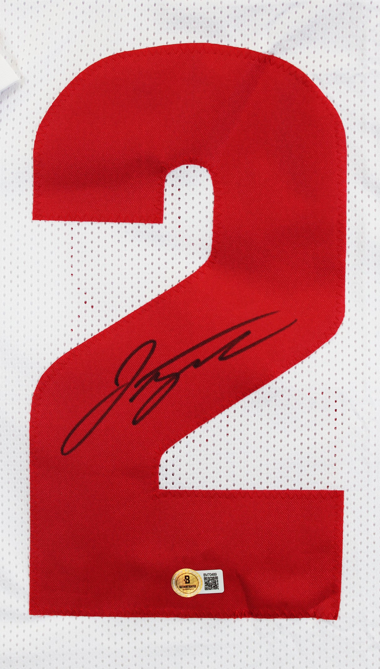 Wisconsin Jonathan Taylor Authentic Signed White Pro Style Framed Jersey BAS