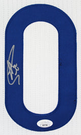 Warriors Stephen Curry Authentic Signed White Adidas The Bay Framed Jersey JSA