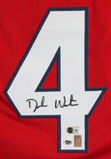 Deshaun Watson Authentic Signed Red Pro Style Jersey Autographed BAS #BY031326
