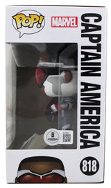 David Goggins Authentic Signed Captain America #818 Funko Pop Vinyl Figure BAS