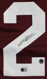 Oklahoma Joe Mixon Authentic Signed Maroon Pro Style Jersey BAS #BY031329
