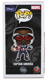 David Goggins Authentic Signed Captain America #818 Funko Pop Vinyl Figure BAS
