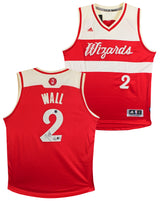 Wizards John Wall Authentic Signed Red Adidas Swingman Jersey BAS #BY031282