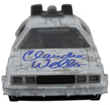 Claudia Wells Back To The Future Signed Metal DeLorean Time Machine Car BAS W 2