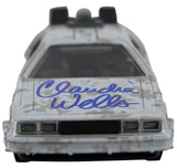 Claudia Wells Back To The Future Signed Metal DeLorean Time Machine Car BAS Wit