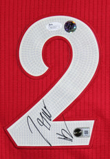 Wizards John Wall Authentic Signed Red Adidas Swingman Jersey BAS #BY031282