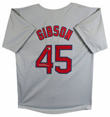 Bob Gibson Authentic Signed Grey Pro Style Jersey Autographed BAS #BY031290