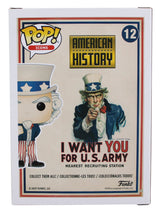 David Goggins Signed Uncle Sam #12 Funko Pop Vinyl Figure w/ White Sig BAS
