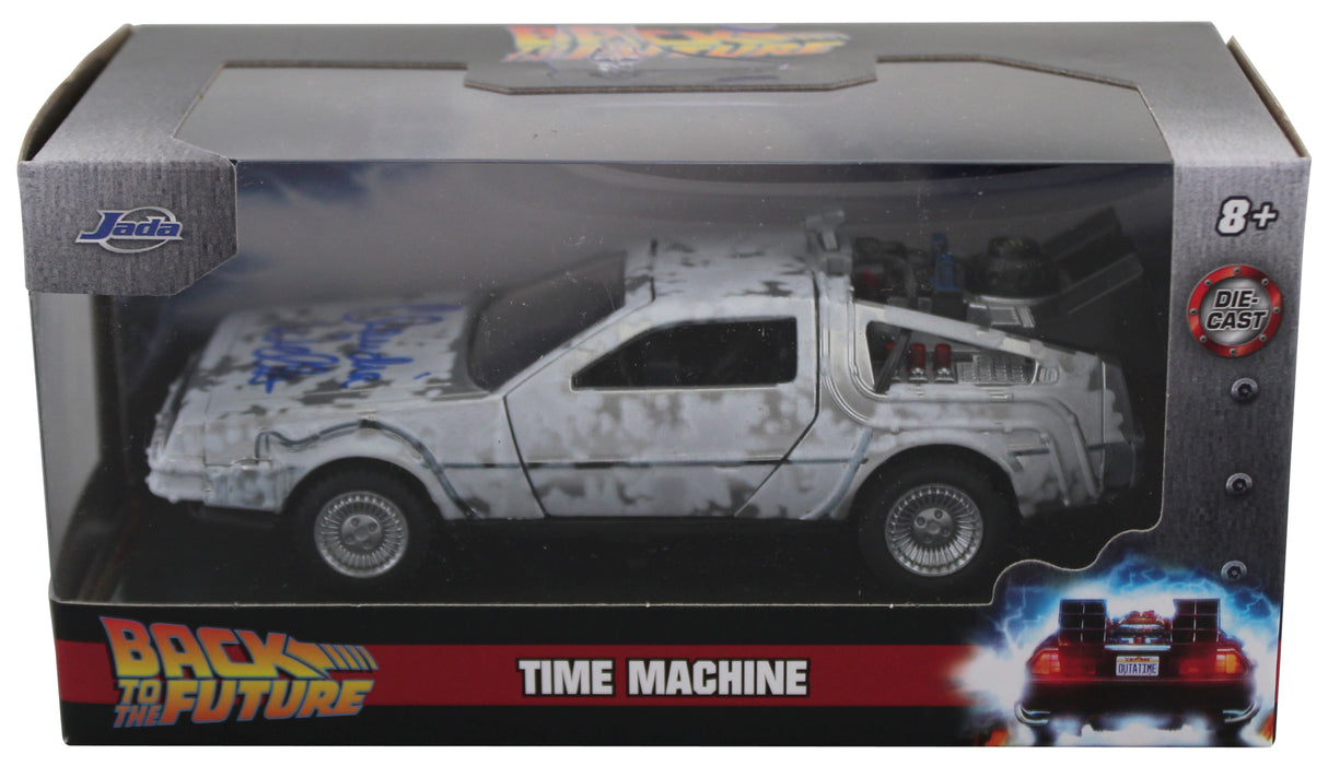 Claudia Wells Back To The Future Signed Metal DeLorean Time Machine Car BAS Wit