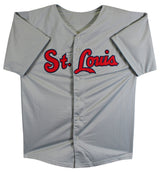 Bob Gibson Authentic Signed Grey Pro Style Jersey Autographed BAS #BY031290