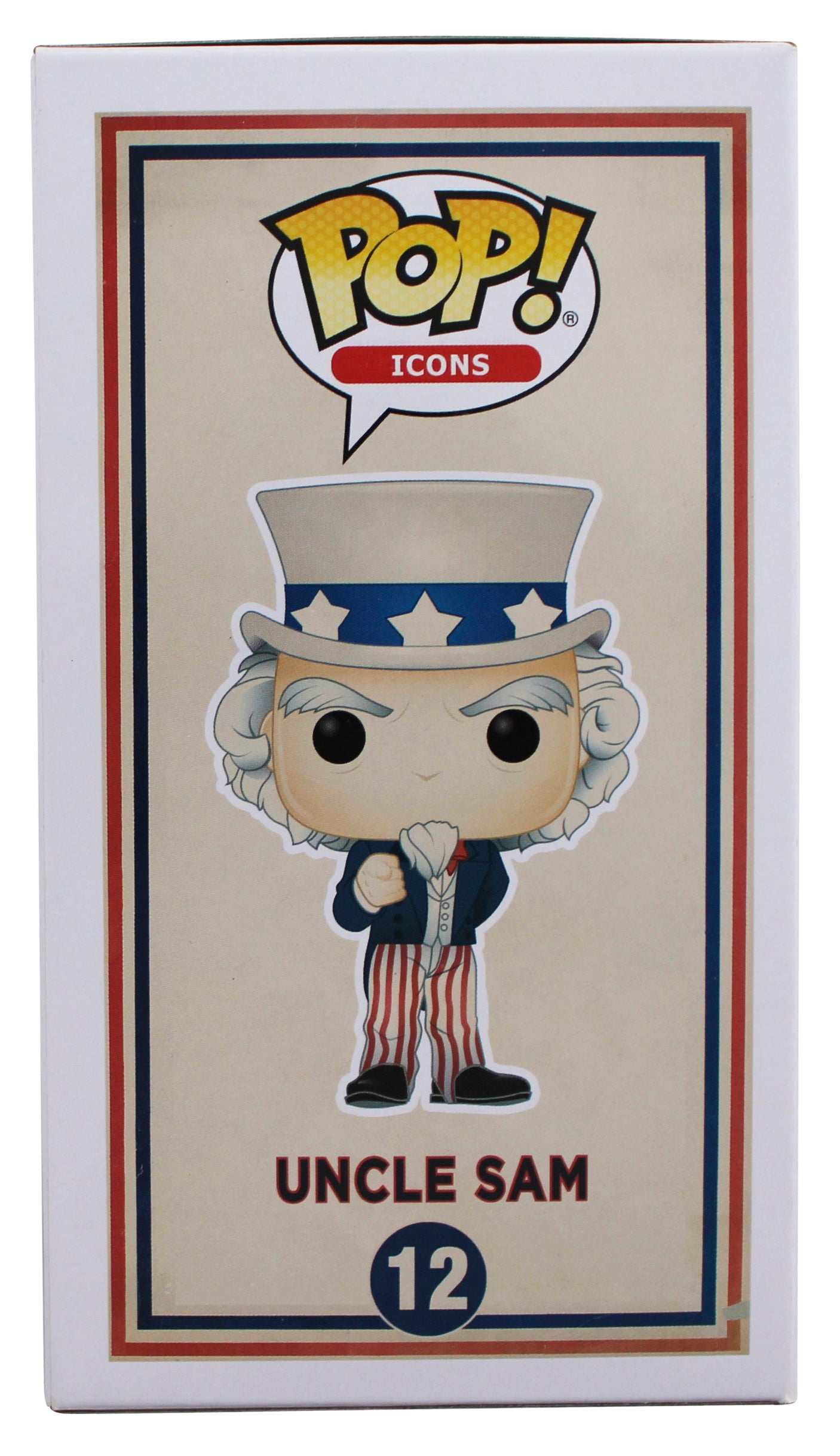 David Goggins Signed Uncle Sam #12 Funko Pop Vinyl Figure w/ White Sig BAS