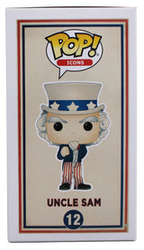 David Goggins Signed Uncle Sam #12 Funko Pop Vinyl Figure w/ White Sig BAS