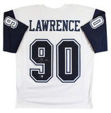 Demarcus Lawrence Authentic Signed White Pro Style Jersey BAS #BY031285