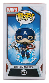David Goggins Authentic Signed Captain America #573 Funko Pop Vinyl Figure BAS