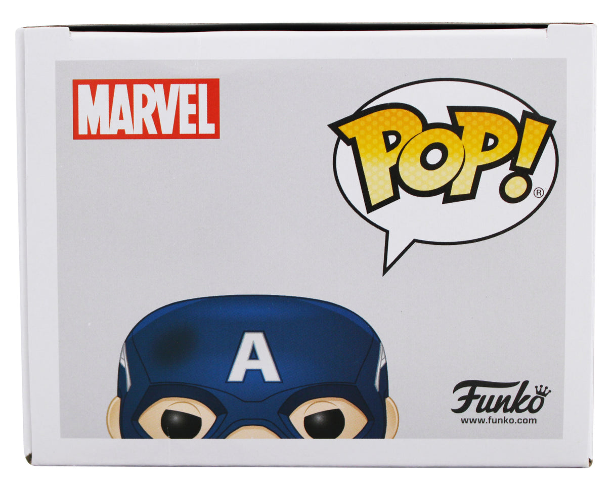 David Goggins Authentic Signed Captain America #573 Funko Pop Vinyl Figure BAS