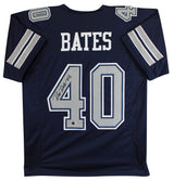 Bill Bates Authentic Signed Navy Blue Pro Style Jersey Autographed BAS #BY031286