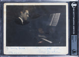 George Gershwin Signed 8x10 Black & White Gelatin Silver Print Photo BAS Slabbed
