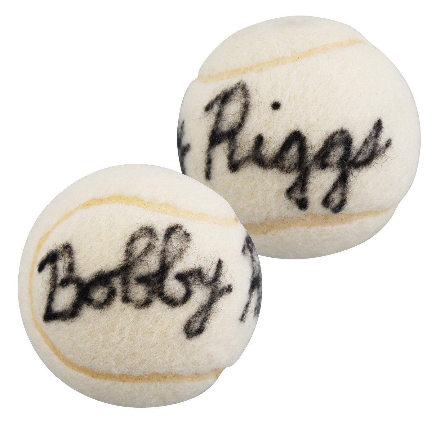 Bobby Riggs Authentic Signed Slazenger Tennis Ball Autographed BAS #AE64048