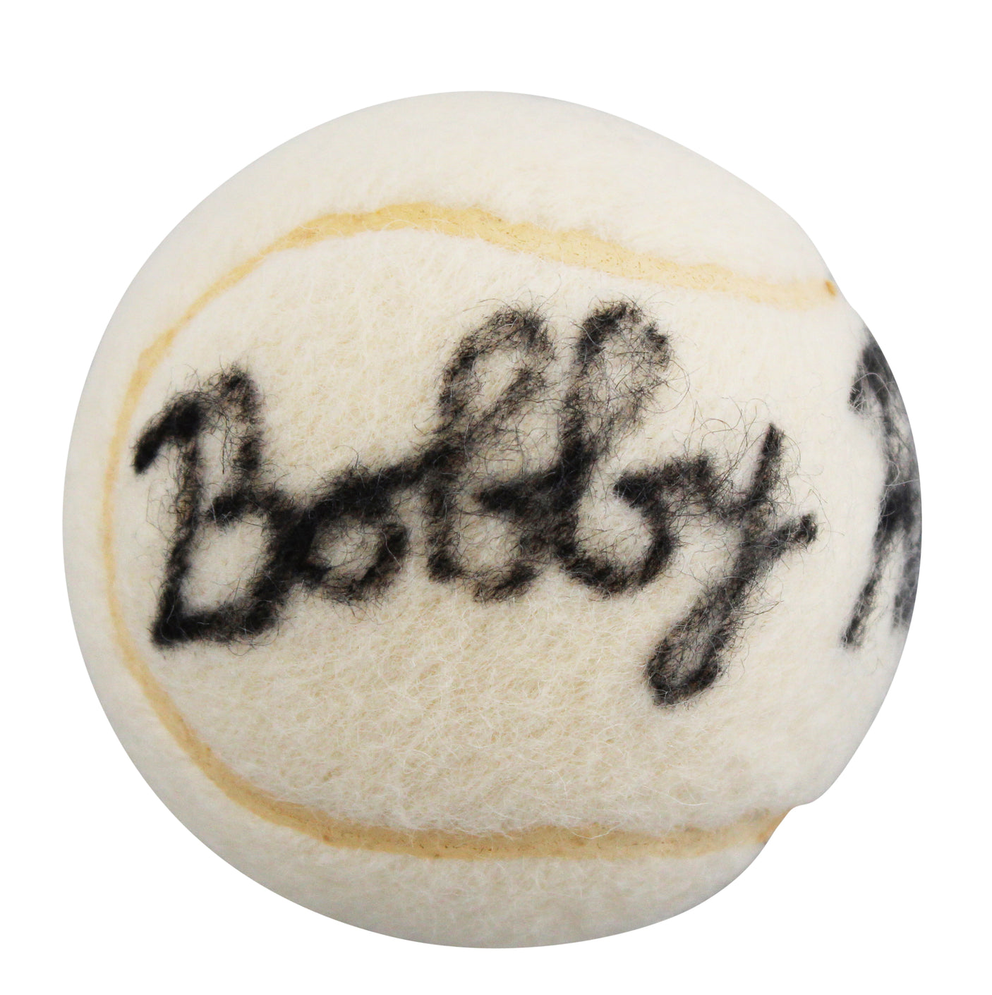 Bobby Riggs Authentic Signed Slazenger Tennis Ball Autographed BAS #AE64048