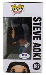 Steve Aoki Signed Steve Aoki #192 Funko Pop Vinyl Figure PSA/DNA #AJ38412
