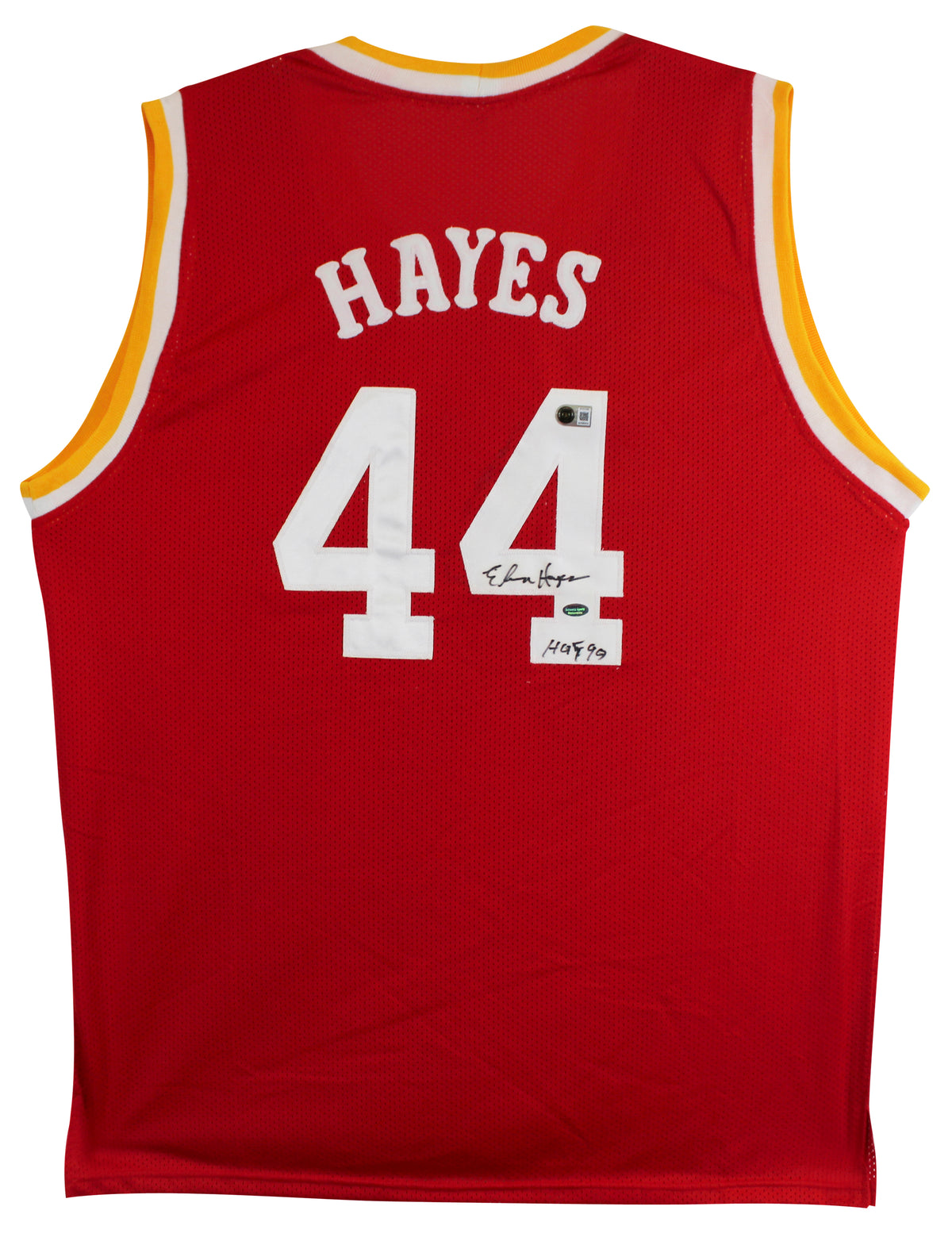 Elvin Hayes "HOF 90" Authentic Signed Red Pro Style Jersey BAS #BY031296