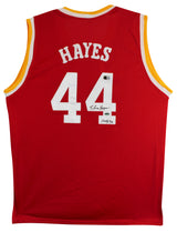Elvin Hayes "HOF 90" Authentic Signed Red Pro Style Jersey BAS #BY031296