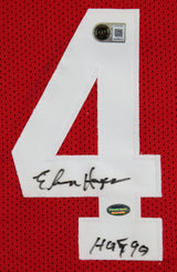 Elvin Hayes "HOF 90" Authentic Signed Red Pro Style Jersey BAS #BY031296