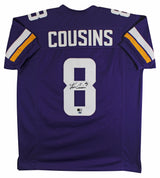 Kirk Cousins Authentic Signed Purple Pro Style Jersey Autographed BAS #BY031295