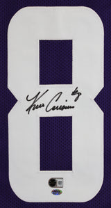 Kirk Cousins Authentic Signed Purple Pro Style Jersey Autographed BAS #BY031295
