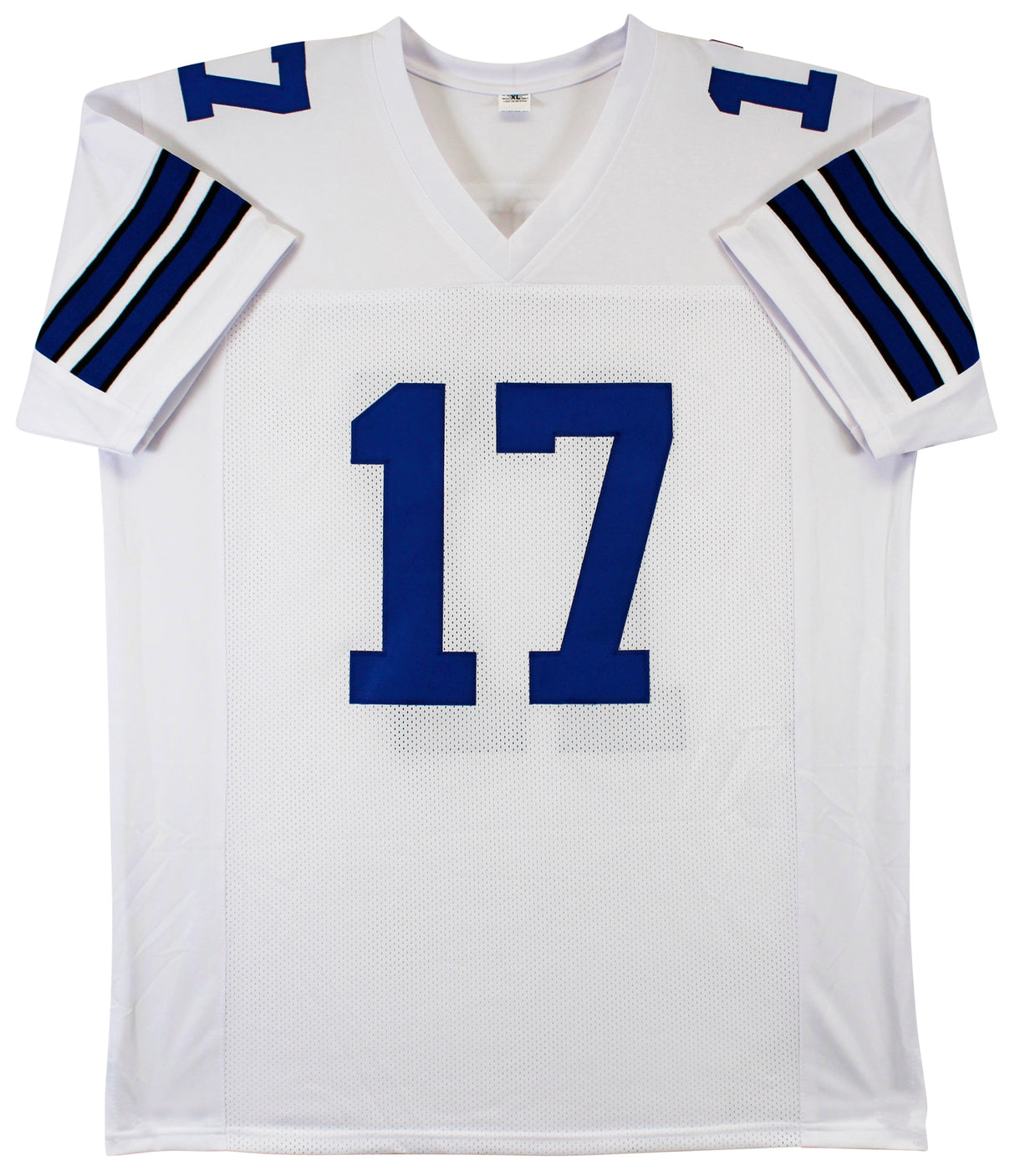 Brandon Aubrey Authentic Signed White Pro Style Jersey BAS Witnessed 2