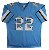 Breakers Marcus Dupree Signed Light Blue Pro Style Jersey BAS #BY031293