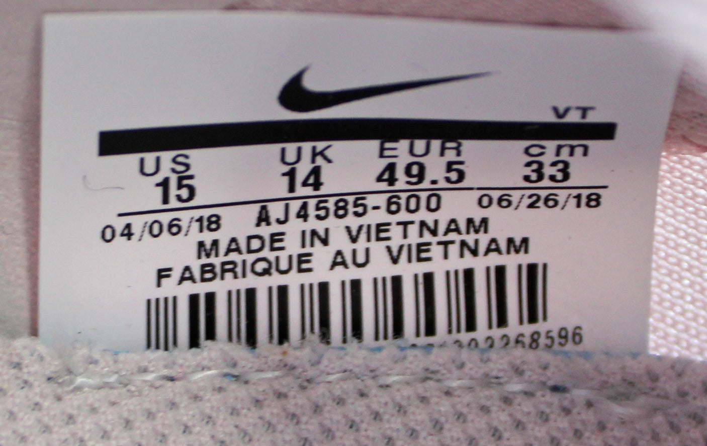 Virgil Abloh Signed 2018 Nike Air Max 97 Elemental Rose Serena Queen Shoes BAS