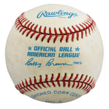 Ronald Reagan Authentic Signed Bobby Brown OAL Baseball Autographed BAS #AE33699