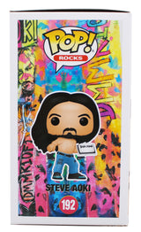 Steve Aoki Authentic Signed Steve Aoki #192 Funko Pop Vinyl Figure BAS #BA24172