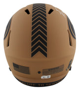 49ers George Kittle Signed STS II Full Size Speed Rep Helmet W/ Case BAS Witness