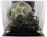 Cowboys Roger Staubach "CA" Signed STS F/S Speed Proline Helmet W/ Case BAS Wit