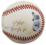 Reds Johnny Vander Meer Authentic Signed William White ONL Baseball BAS #BW89053